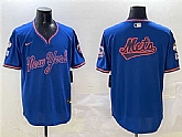 Men's New York Mets Team Big Logo Royal 2025 Spring Training Stitched Jersey,baseball caps,new era cap wholesale,wholesale hats